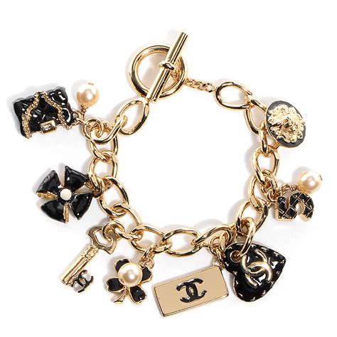 chanel charms with purchase|authentic Chanel charm bracelets.